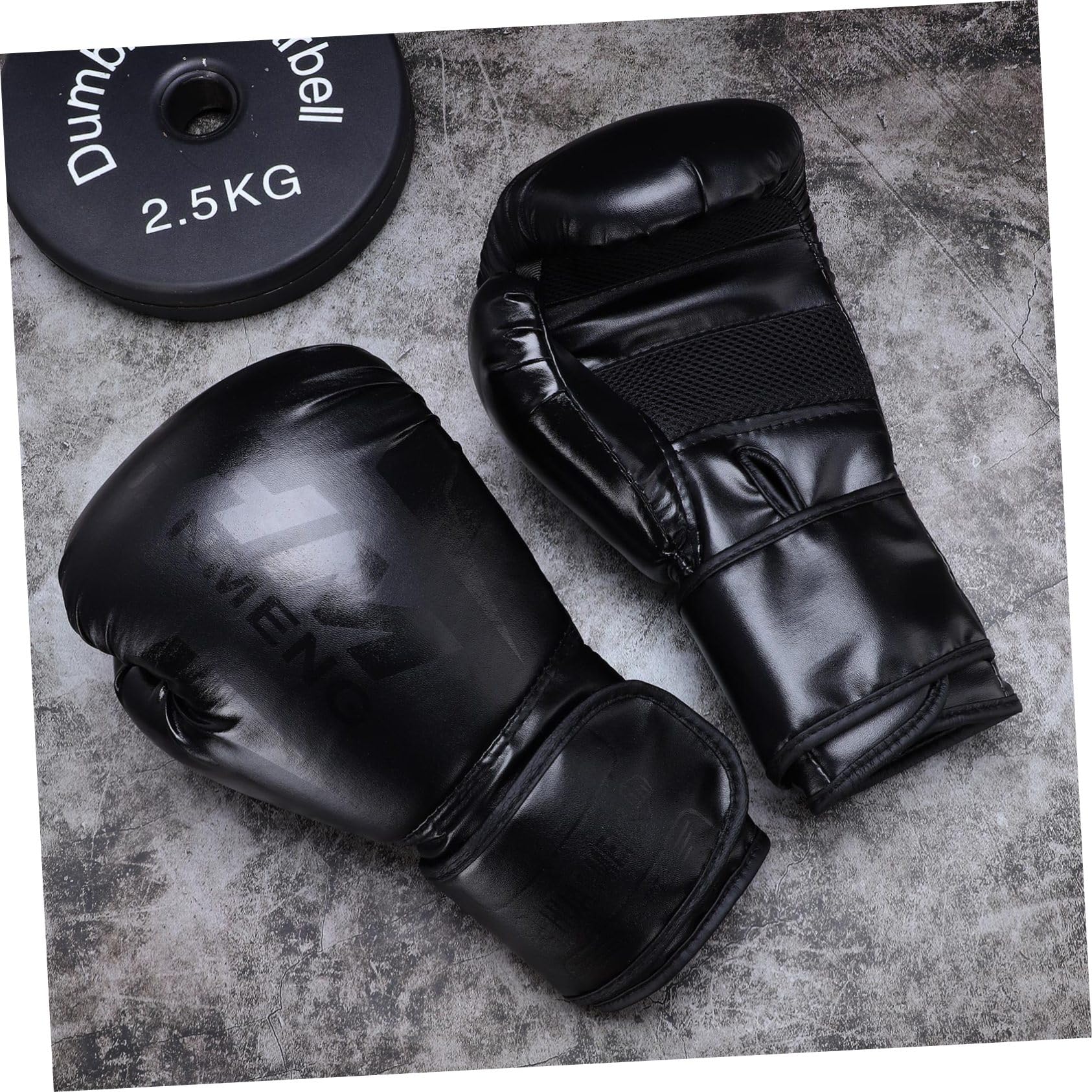 Guantoni da Boxe Neri 12 Once in Pu, per Allenamento