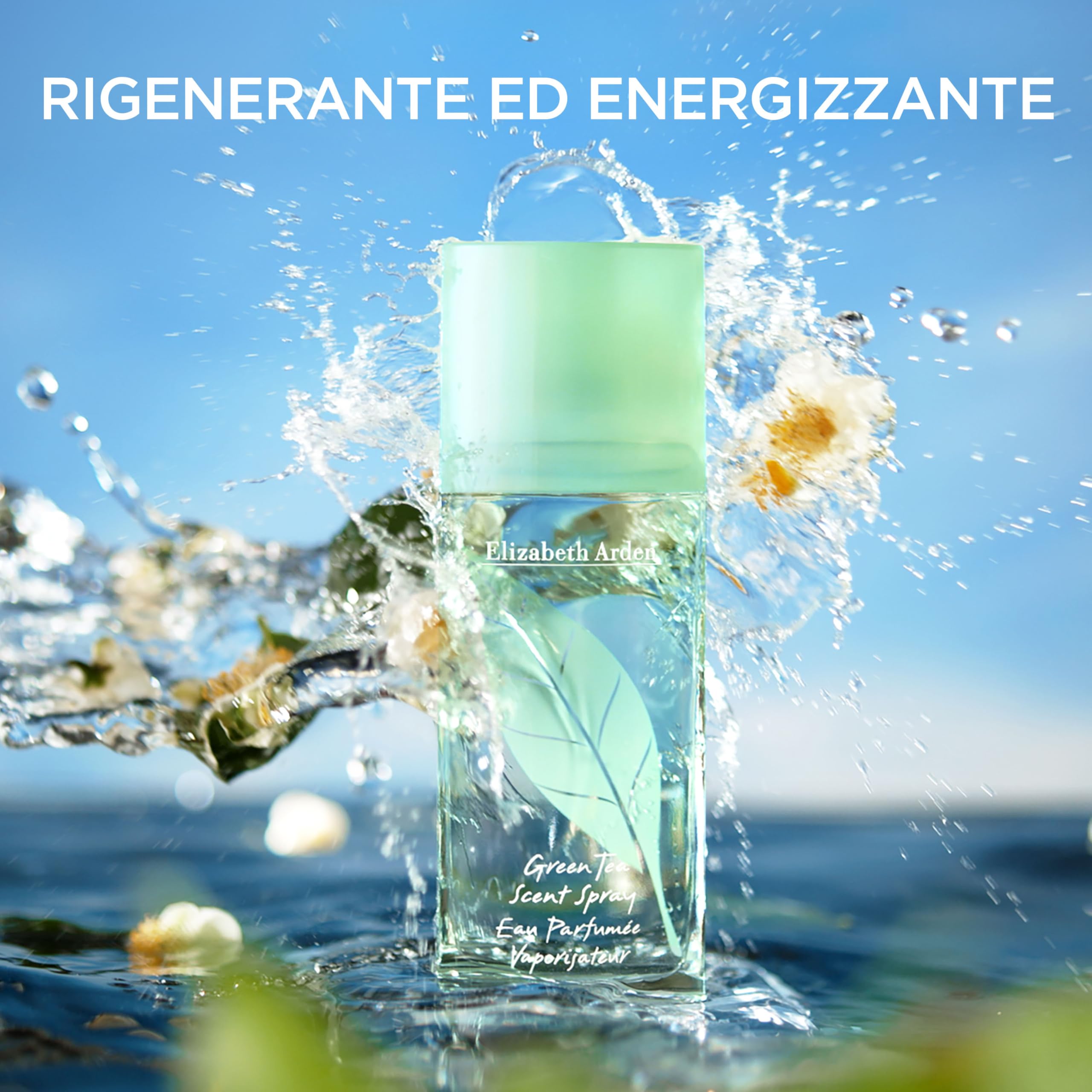 Elizabeth Arden - Green Tea Eau Parfum, Profumo Femminile con Essenze Naturali di Tè Verde e Bergamotto, Rinfrescante, Floreale e Agrumato, Risveglia i Sensi, Energizzante, Profumo per Donne - 100 ml
