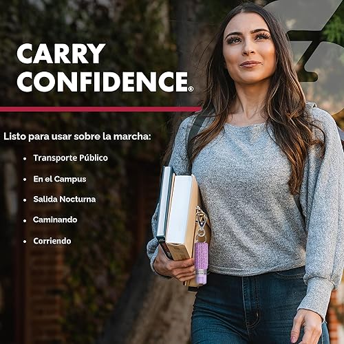 Vista 6 de Sabre Spray de pimienta, llavero de liberación rápida para un fácil transporte y acceso rápido, espray OC de defensa personal máxima de fuerza