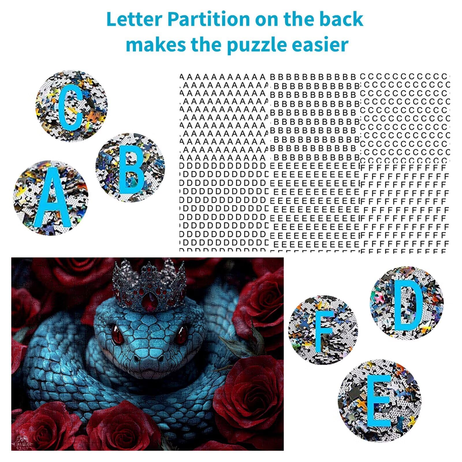 Puzzle 4000 elementów wąż puzzle dla dorosłych różowe 141x87cm Unikalne rzemiosło klasyczne 3D drewniane układanki do rodzinnych gier aktywnych, układanka do samodzielnego wykonania nawet do dekoracji