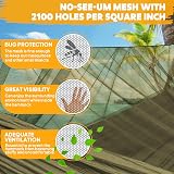 NATUREFUN Hamac de Camping avec Moustiquaire | Capacité de Charge de 300kg, (290 x 140 cm) Nylon Parachute Respirant, séchage Rapide | Accessoires complets | Hamac de Voyage Facile à Installer - 3