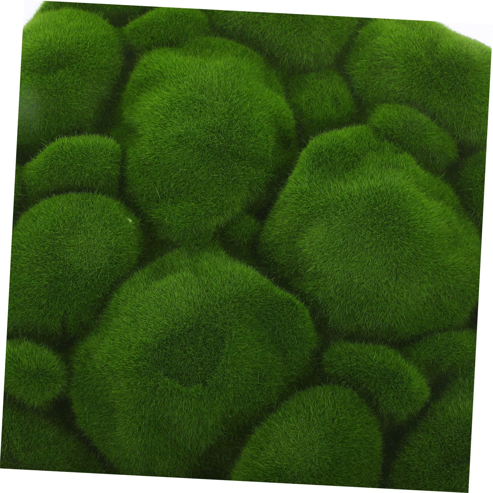 Muschio Artificiale Verde 2 Pezzi per Decorazioni Fai-da-te in Giardino e Pareti, Materiale in Schiuma Epe Tessuto e Cotone per Paesaggio Micro e Decorazione Cortile