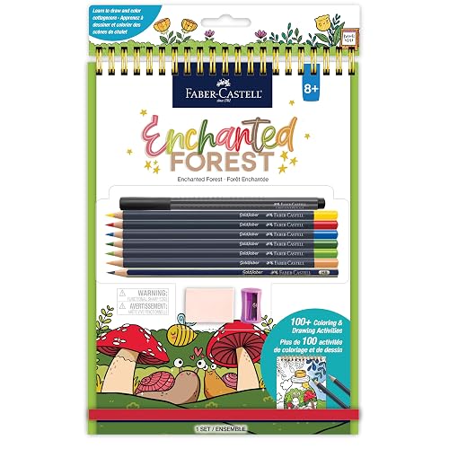 Faber-Castell Learn to Draw Enchanted Forest: Step-by-Step Drawing Kit with