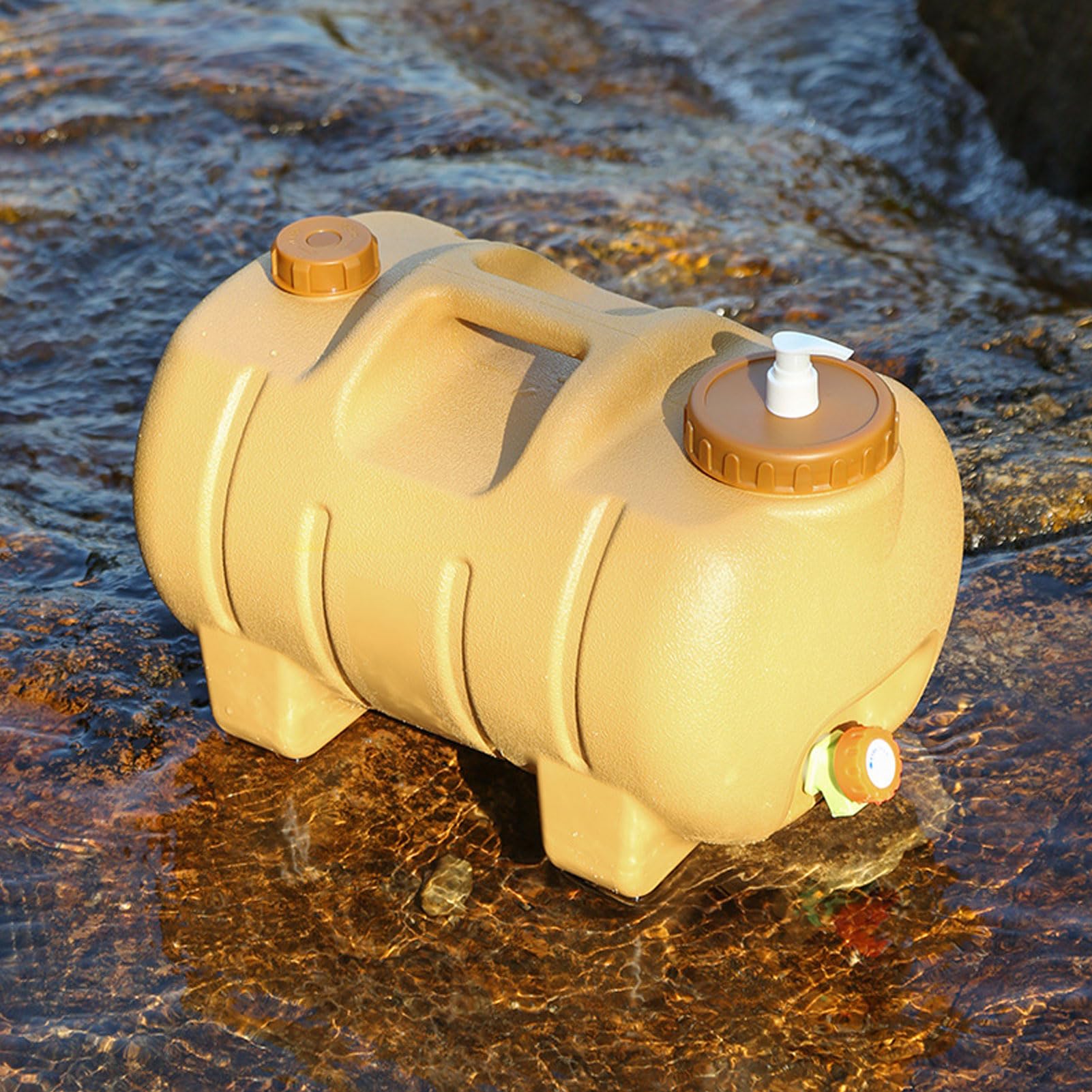 Tanica Acqua Campeggio 20L, Rubinetto Antigoccia, per Outdoor