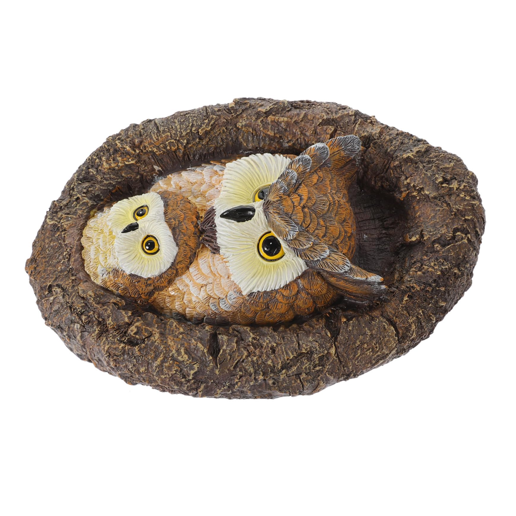 Statue de hibou en résine décoration suspendue pour arbre et jardin original