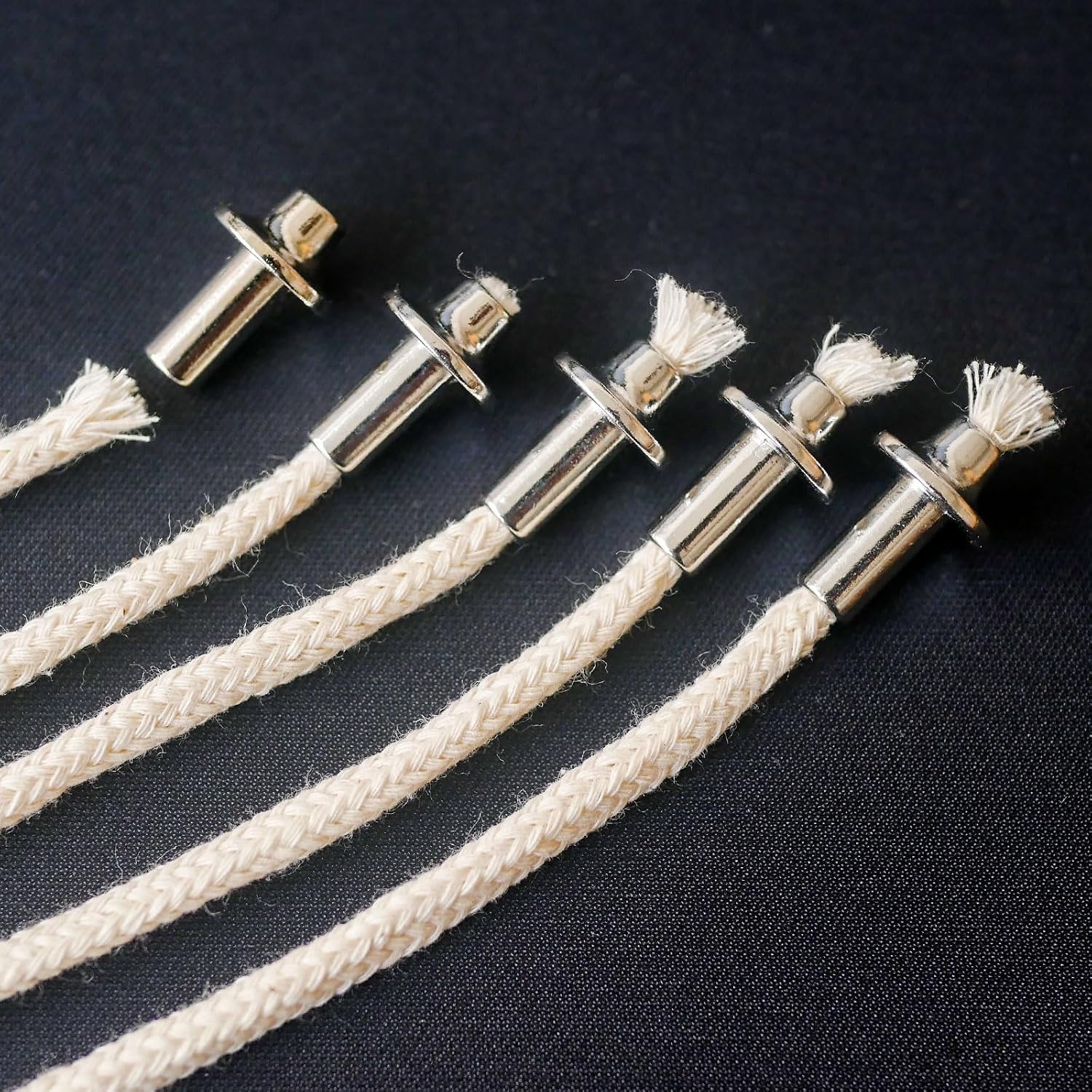 5 Pieces Aluminum Tube Holder Wick Replacement Cotton Torch Wicks with Oiling Funnel and Glass Tube Holder for Small Oil Lamp Alcohol and DIY Hand-Blown Oil Lamp Burners
