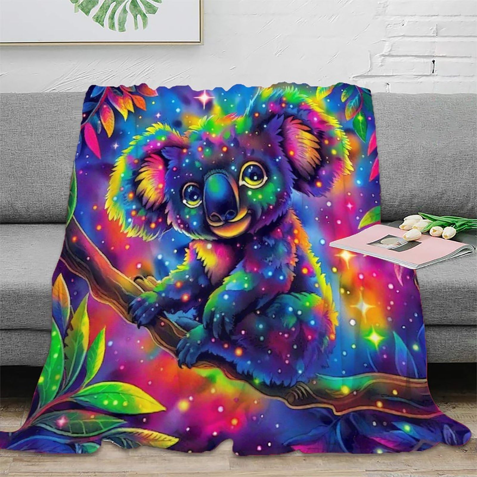 Couverture koala 3D idée cadeau originale et utile pour anniversaire ado et adulte