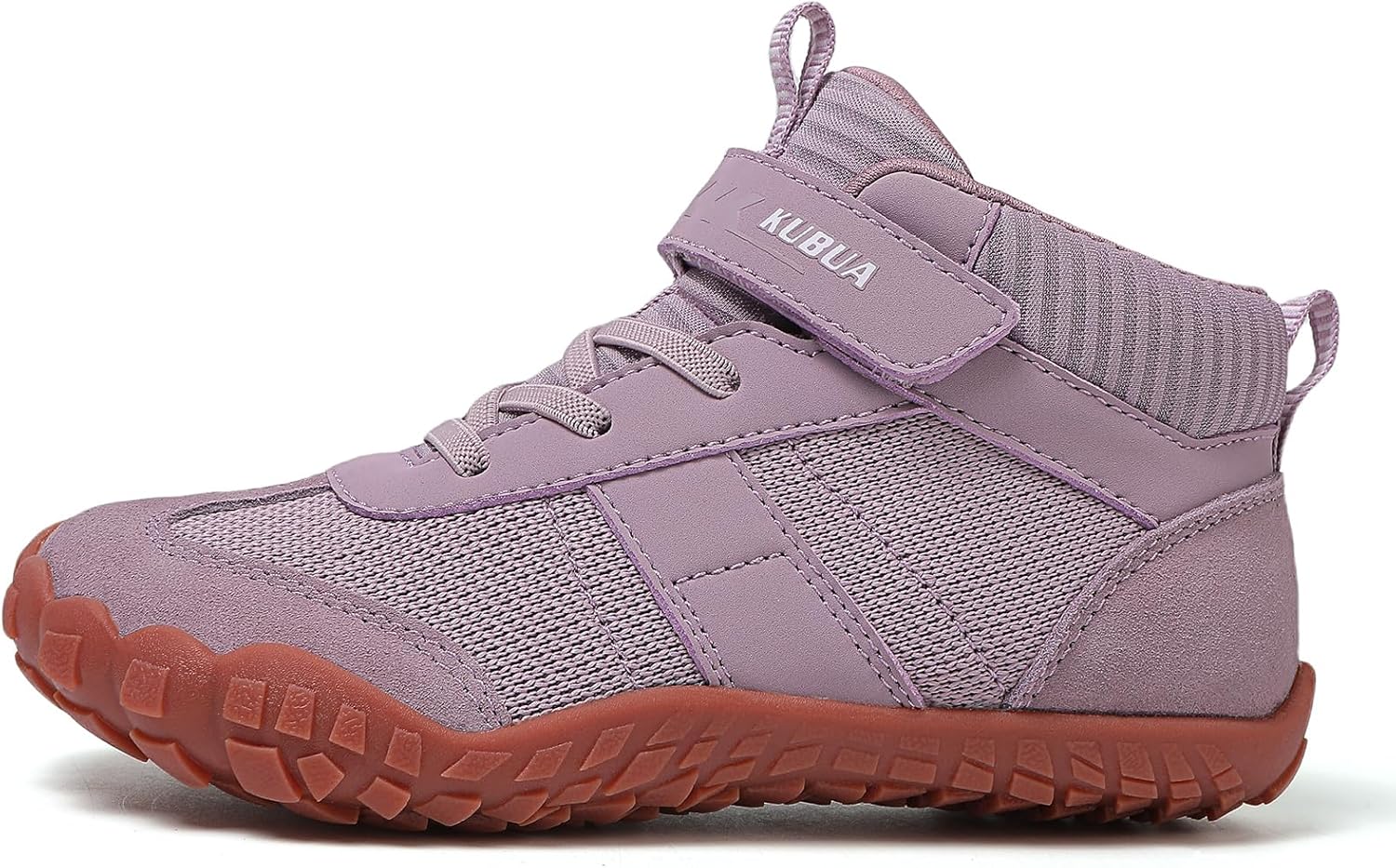 KUBUA Kids Barefoot Shoes Boys Girls High Top Minimalist Zero Drop Sneakers for Tennis Walking Hiking Athletic Little Big Kid - Image 4