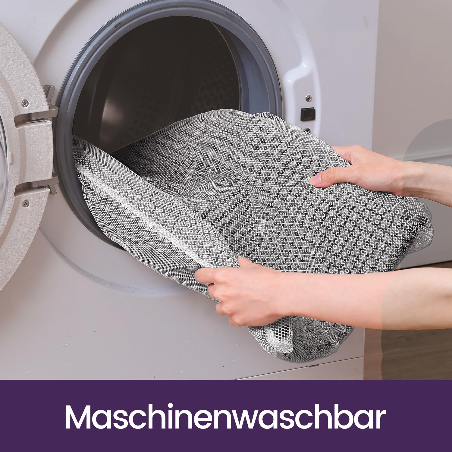 DEXI Badezimmerteppich Set 2 Teilig, weicher Badematte aus Chenille Saugfähig, rutschfest waschbar Badematten & Badteppiche für Dusche, Badezimmer, Waschküche, 60 x 90 cm + 60 x 90 cm, Grau