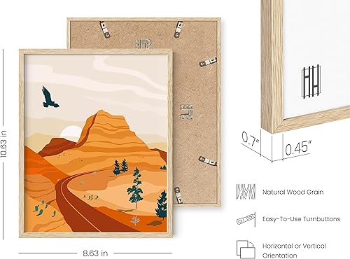 Vista 19 de HAUS AND HUES Juego de póster vintage de parques nacionales, 4 impresiones de parques nacionales, arte abstracto de pared de montaña y naturaleza