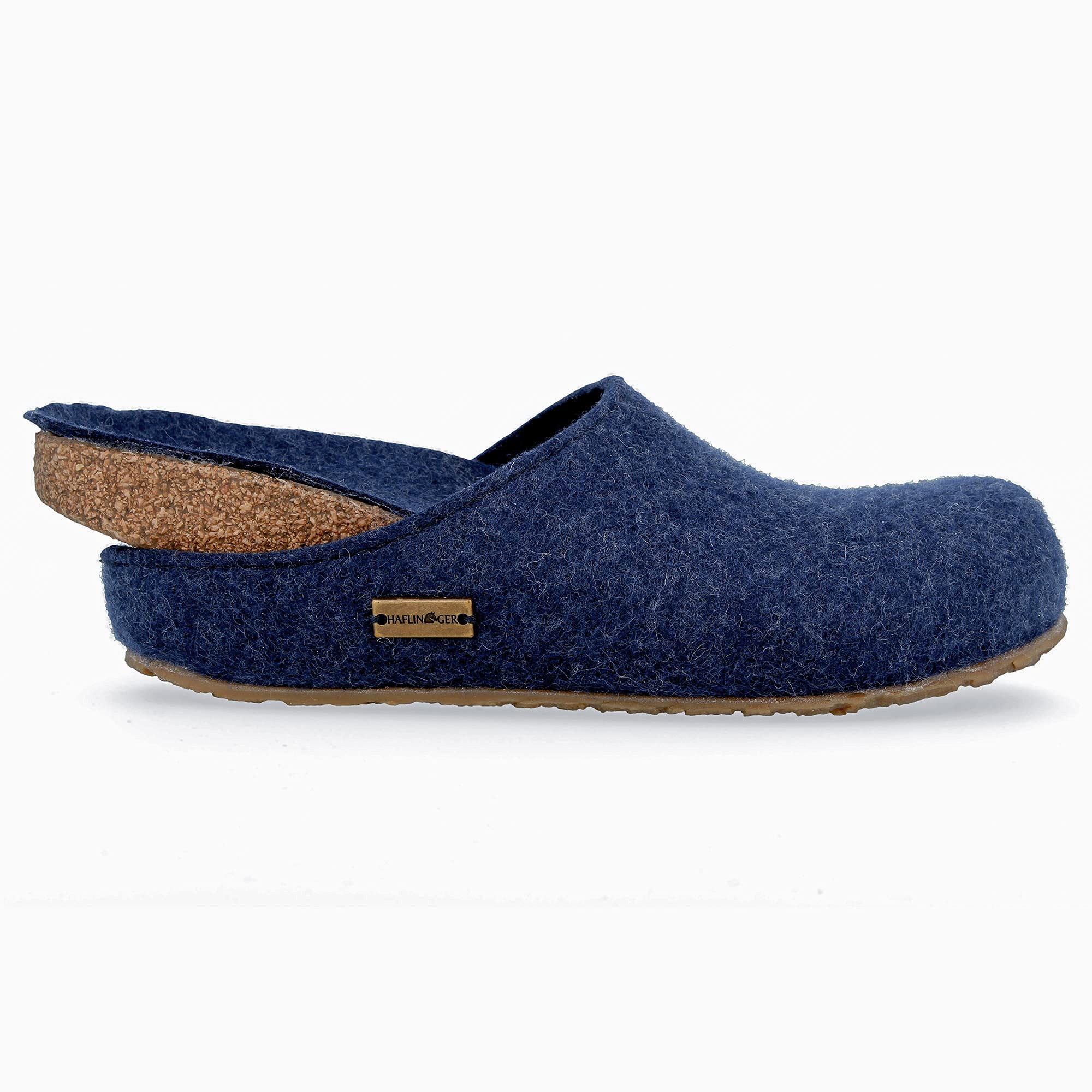 HAFLINGER Grizzly Michl zapatilla de fieltro con suela de goma