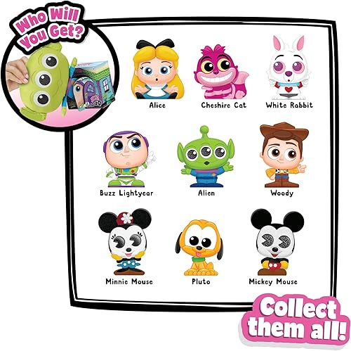 Vista 5 de Disney Doorables Just Play - Peluche coleccionable de 10 pulgadas de Puffables, serie 3, tela suave, juguetes para niños a partir de 3 años