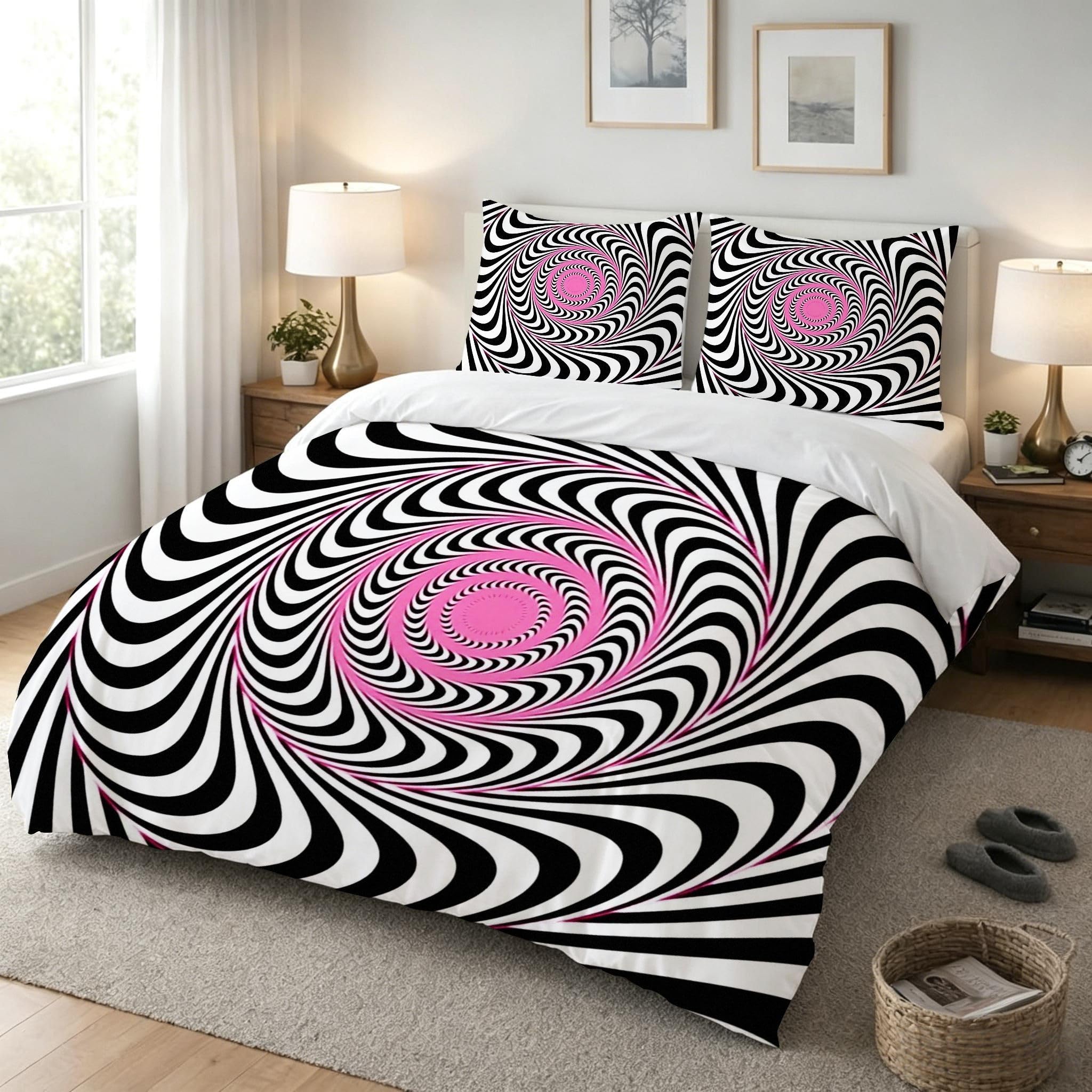 Funda Nordica Cama 180 Patrón De Cebra, ZQ9504 | Ligera Funda de Edredón, Equipada con Cordones en Las Cuatro Esquinas, como Regalo para Fiestas y Cumpleano, Fácil de Cuidar