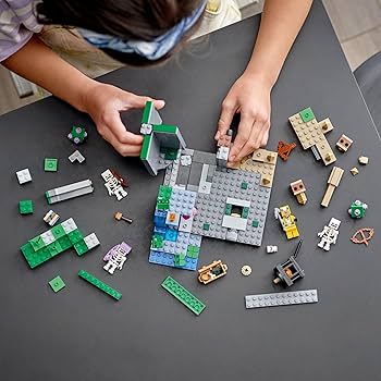 Amazon.co.jp: レゴ(LEGO) マインクラフト スケルトンの洞窟