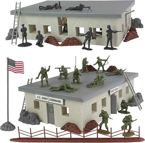 Miniatura 2 de BMC WW2 Secret Stronghold - 36pc Plastic Army Men German Bunker Playset