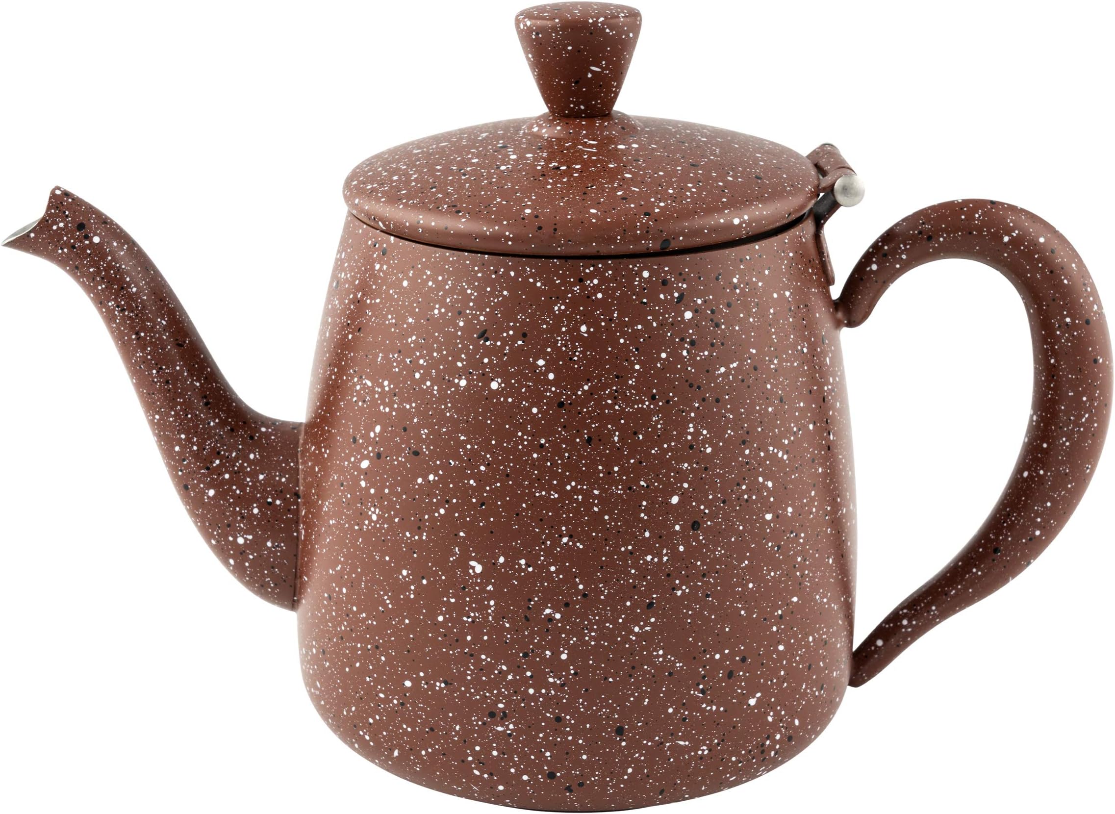 Café Olé PT035 Premium Tea Pot, 18/10 Stainless Steel, Mirror Polished