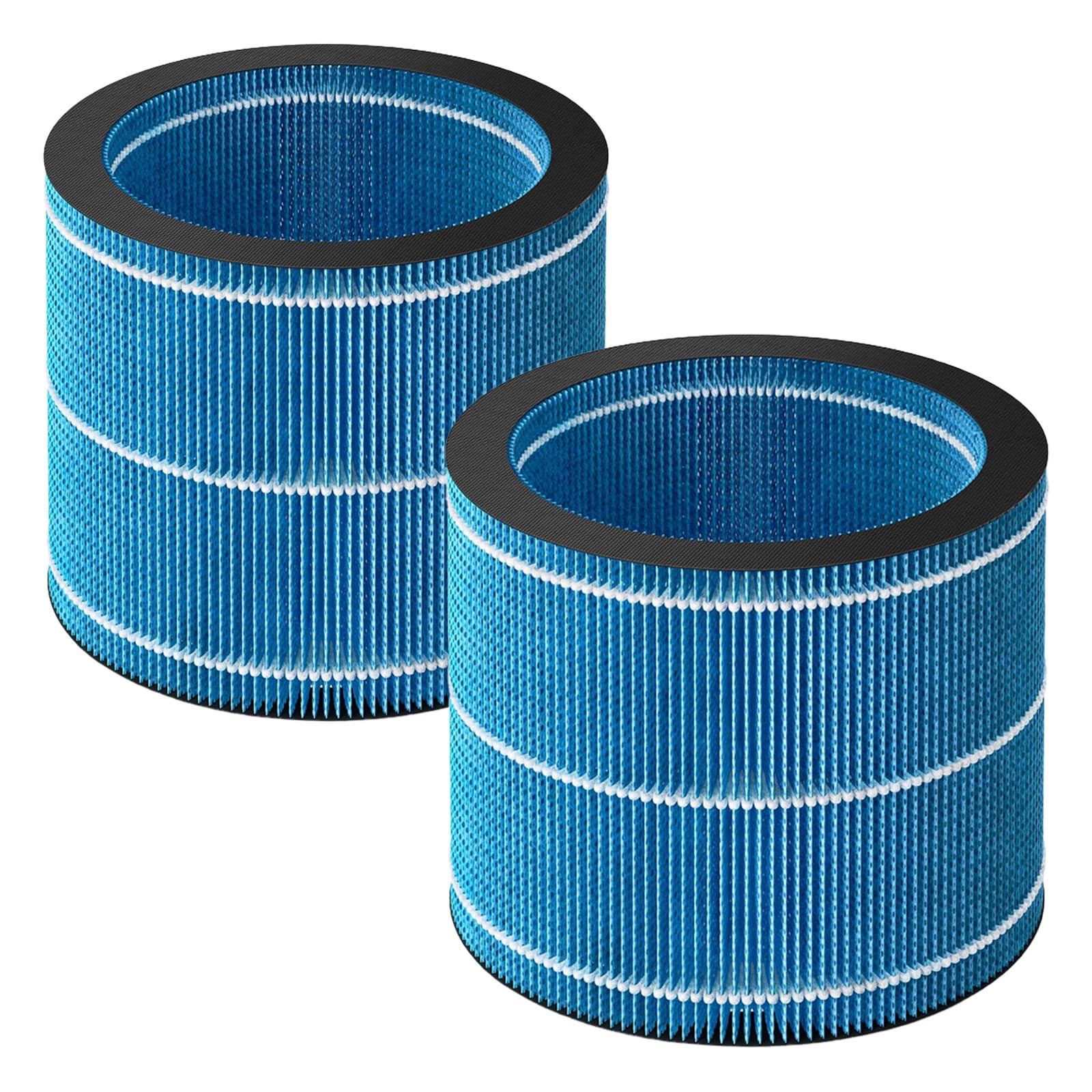 2er FY3446 Filter für Philips HU2716, HU2718, HU3916, HU3918 Luftbefeuchter | 3-Schichtiger Ersatzfilter für Philips Luftbefeuchter 2000 und 3000 Serie, Ersatzteile FY3446/30 & AMF220/15