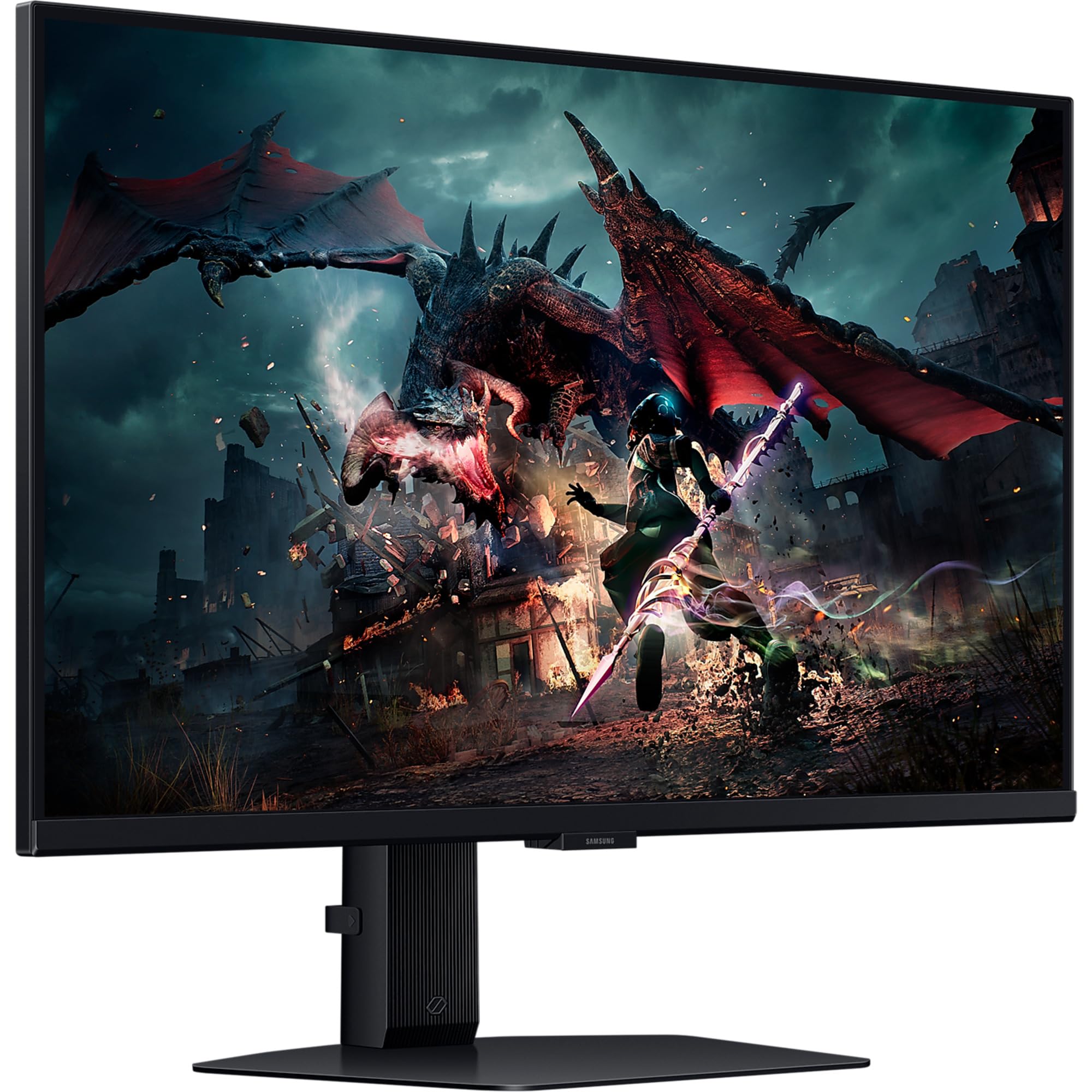 Samsung Odyssey G50D QHD - Monitor para Juegos (27", Panel rápido IPS 2560 x 1440 Pixeles AMD FreeSync Frecuencia de actualización 180 Hz Tiempo de Respuesta 1 ms (G/G)