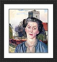 Vista 3 de ArtDirect Spencer, Stanley 20x21 Black Modern Framed Art Print Titled: Portrait of Rachel Westropp