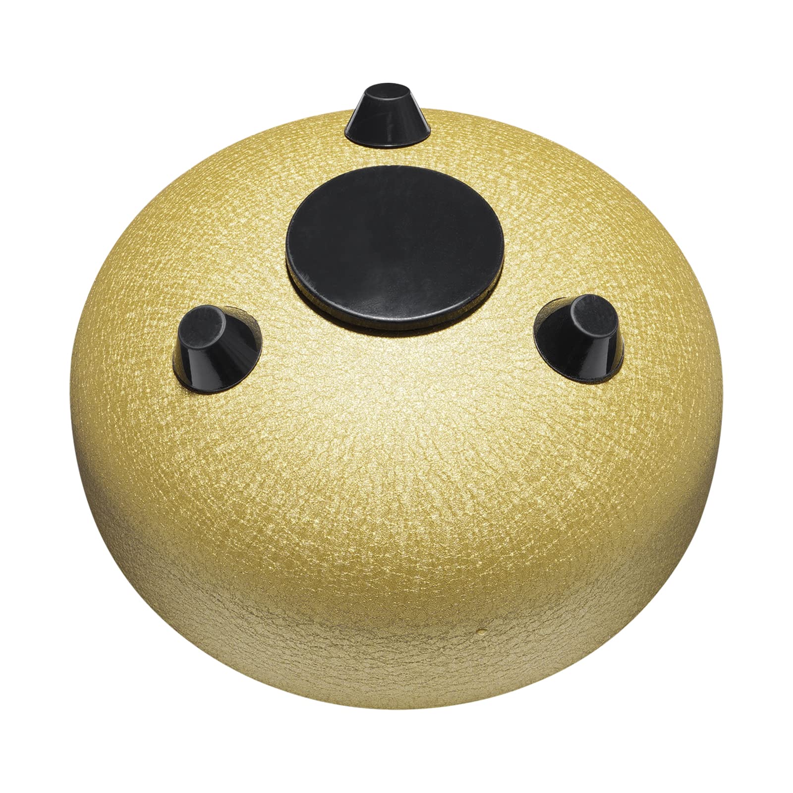 FYA 6 Inch Steel Tongue Drum 8 Notes C Major for Kids and Adults with Rubber Mallets, Finger Picks and Padded Travel Bag, Unique Gifts for Him or Her (Golden) 2