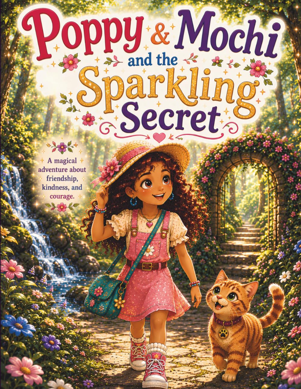 Poppy & Mochi and the Sparkling Secret: A Magical Adventure About Friendship, Courage, and a Hidden Garden for Kids Ages 4–8 (Adventures of Poppy&Mochi)
