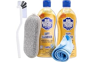 Bar Keepers Friend Soft Cleanser Liquid Cleaning Kit: Essential Cleaning Products for Your Home
