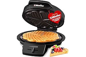 Mueller Heart Waffle Maker: Enjoy Fluffy Belgian Waffles with Ease