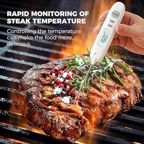Miniatura 3 de Termómetro digital de carne, termómetro de lectura instantánea para cocinar a la parrilla, freidora de aire, sonda de plancha, utensilios de cocina,