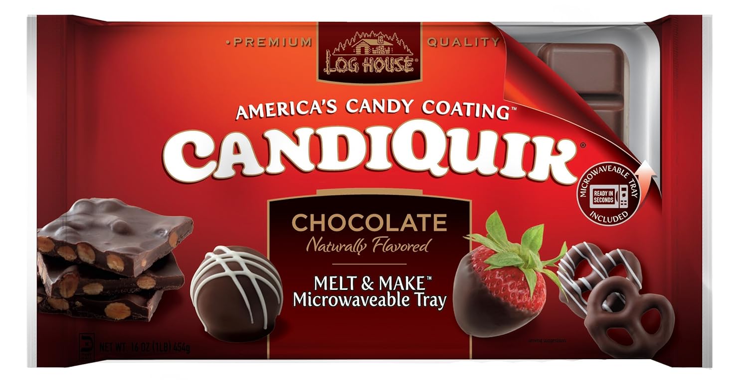 Buy Log House Chocolate Candiquik, 16Ounce Packages Pack of 6 Online