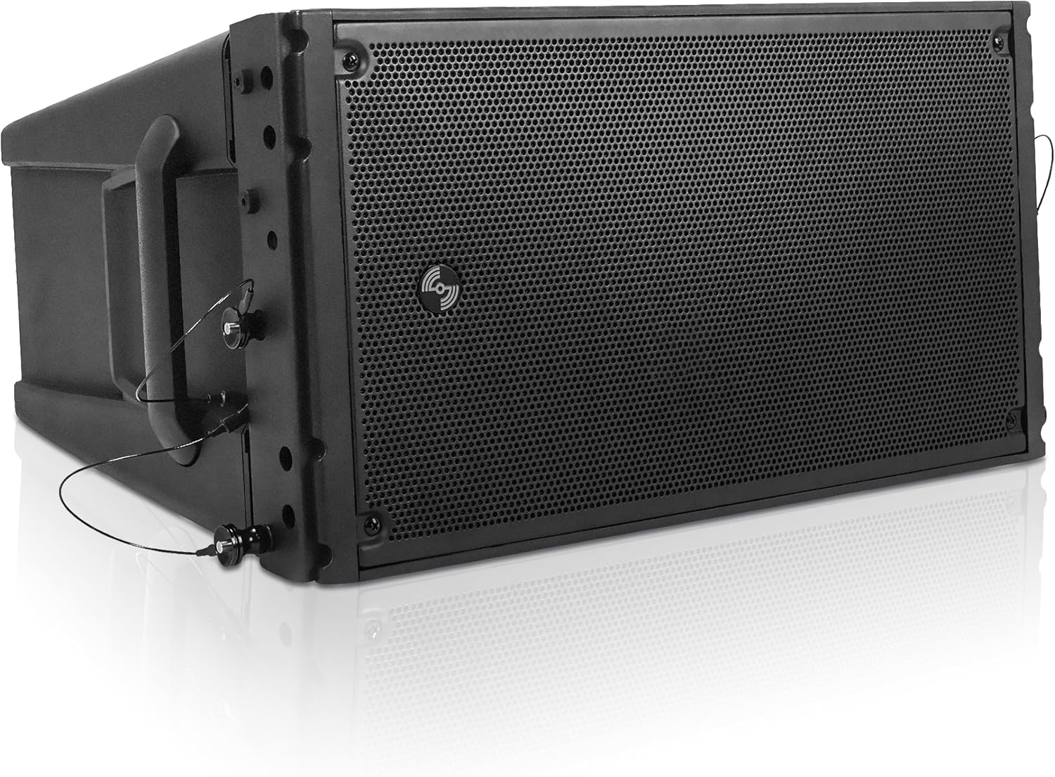 Sound Town ZETHUS Series – Altavoz dual de 8 pulgadas con amplificador de clase D, DSP, para salón, club, bar, teatro, restaurante, iglesia, negro