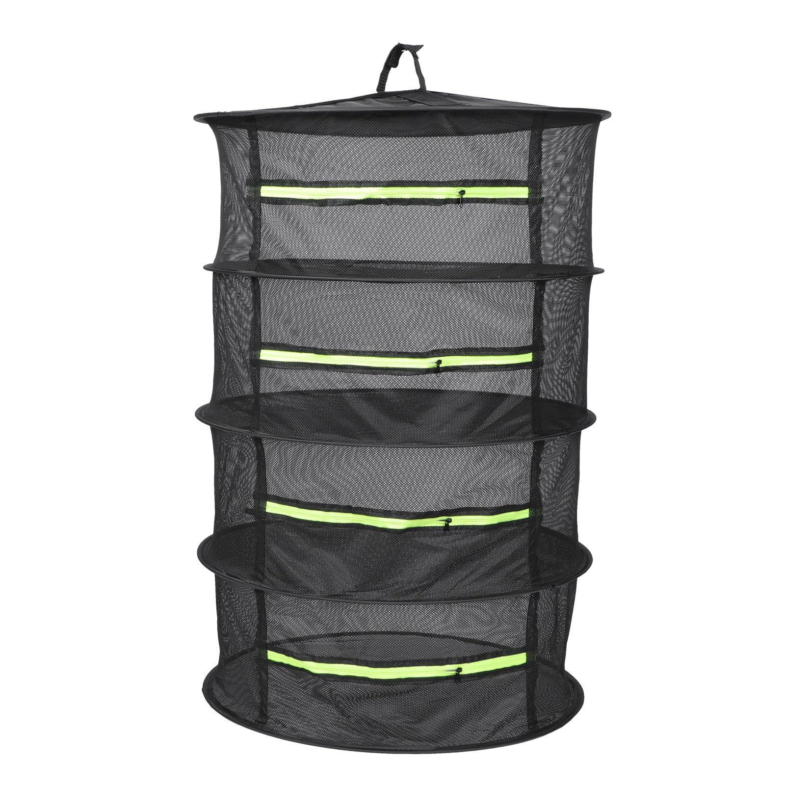 Filet de séchage pour plantes suspendu anti-poussière à 4 niveaux pour herbes et fleurs