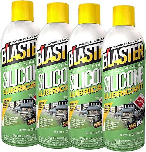 Blaster Lubricante de silicona 11 oz. Lata (paquete de 4)