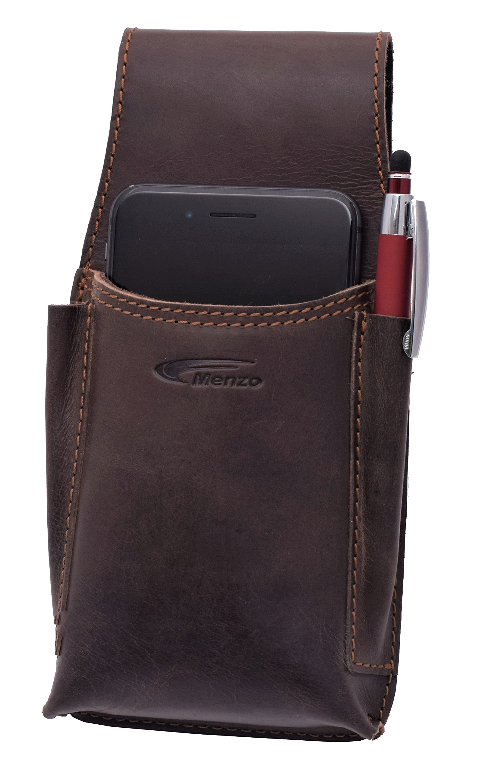 Menzo Marsupio per computer gastro-computer, cameriere, fondina per cameriere, braun, 22 cm
