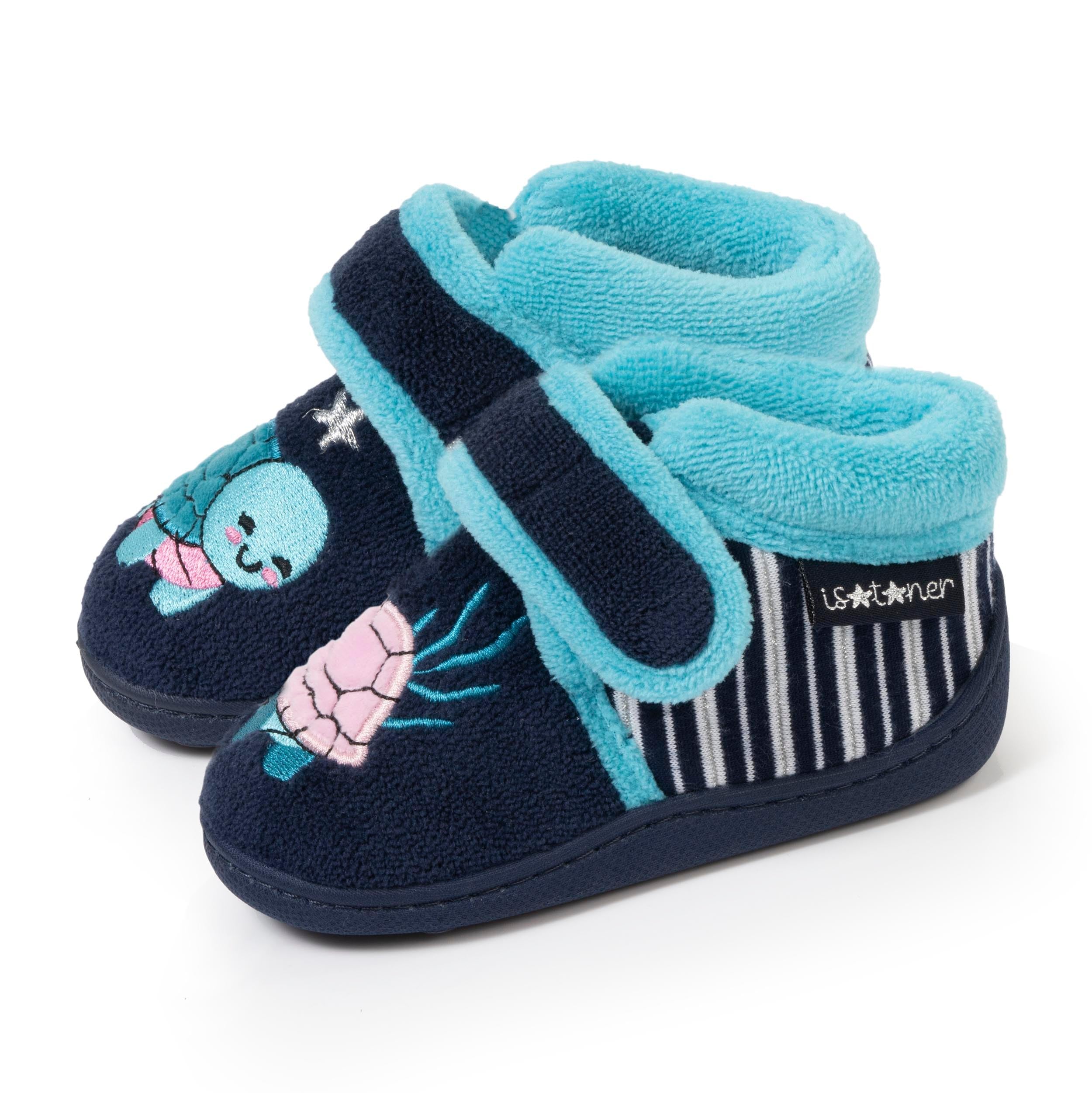Isotoner Chaussons Bottillons Bébé Fille Ultra Confortables Avec Scratch - Maintien Renforcé Et Semelle Antidérapante