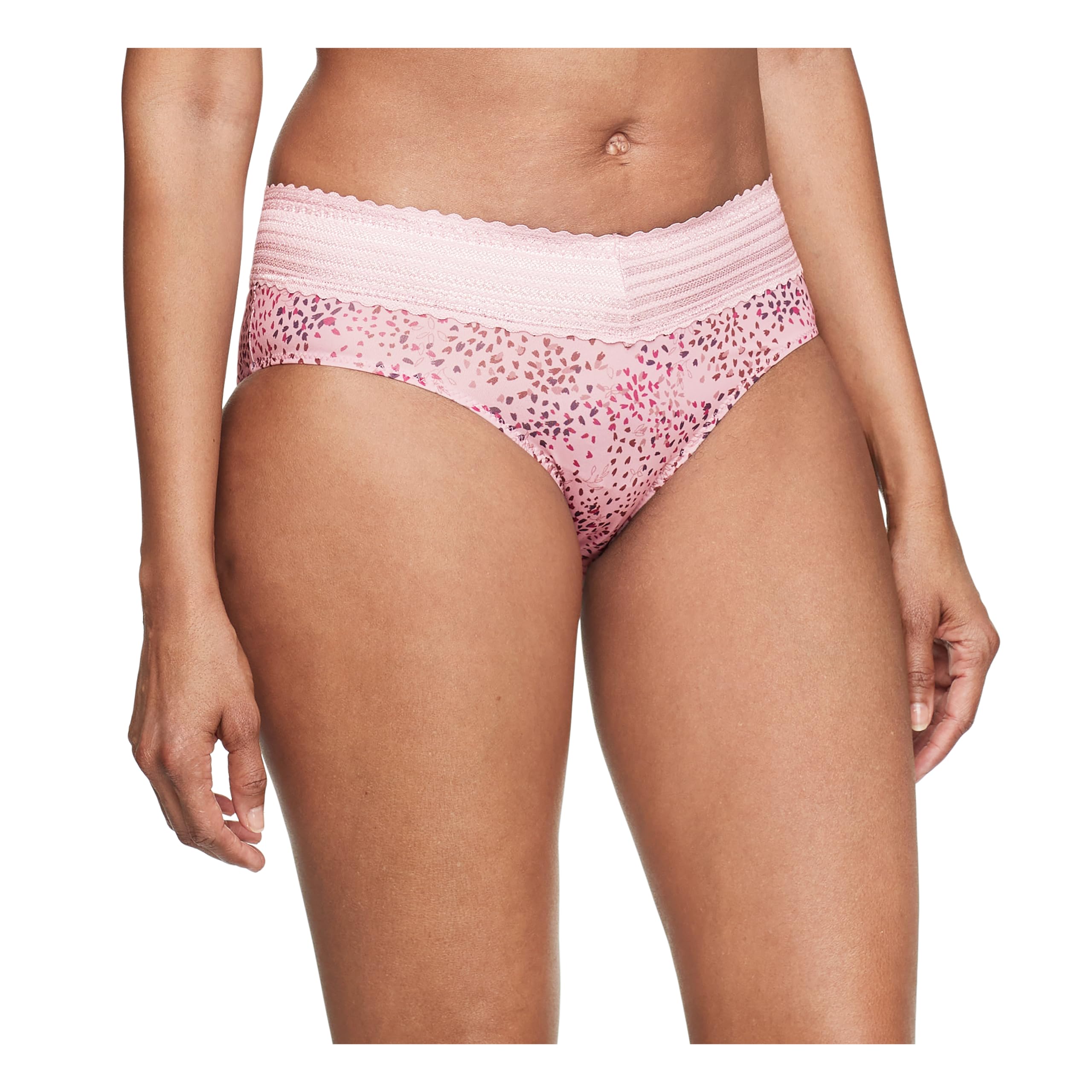 Warners womens No Pinching No Problem Dig-free Comfort Waist With Lace Microfiber Hipster 5609j