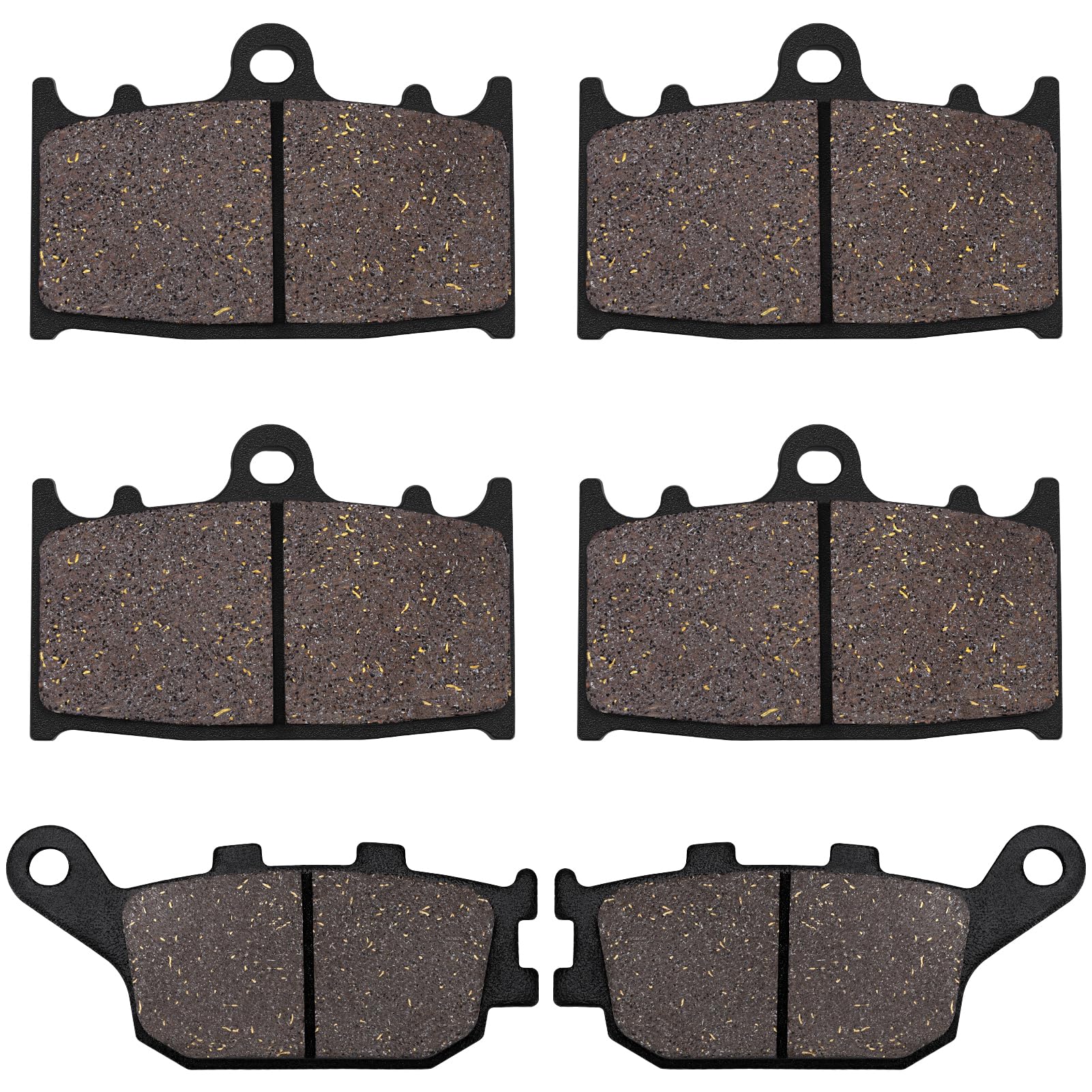 Plaquettes de Frein Avant/Arrière Kit pour Suzuki GSF650 Bandit GSX 650 2008-2014/ SV 1000 2003-2007/ GSF 1250 Bandit 2007-2016/ GSX 1250 2010-2016/ GSF 1200 Bandit 2006-2010