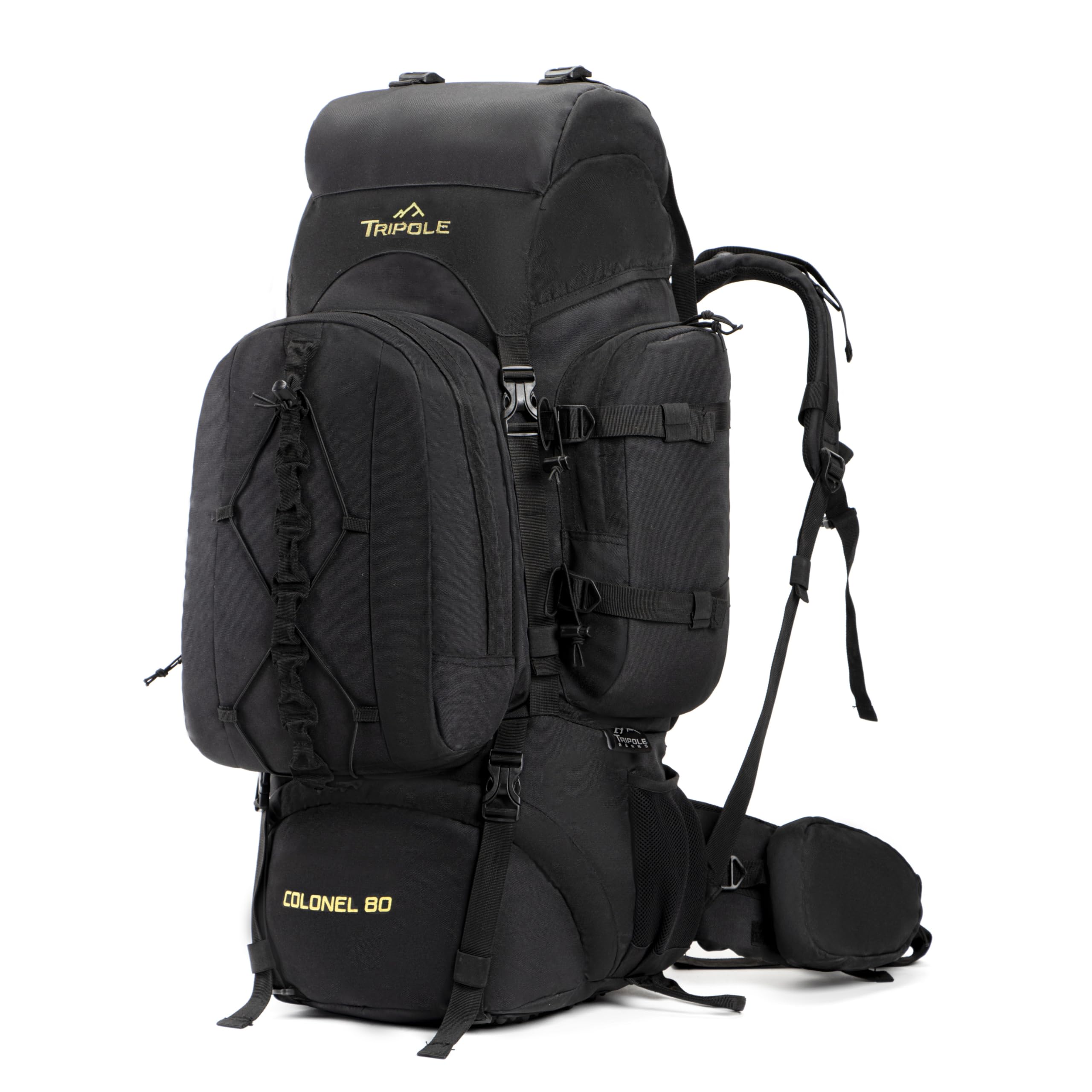 Tripole Rucksack Der Colonel-Serie Mit Innenrahmen - Mit Abnehmbarem Tagesrucksack Und Regenhülle