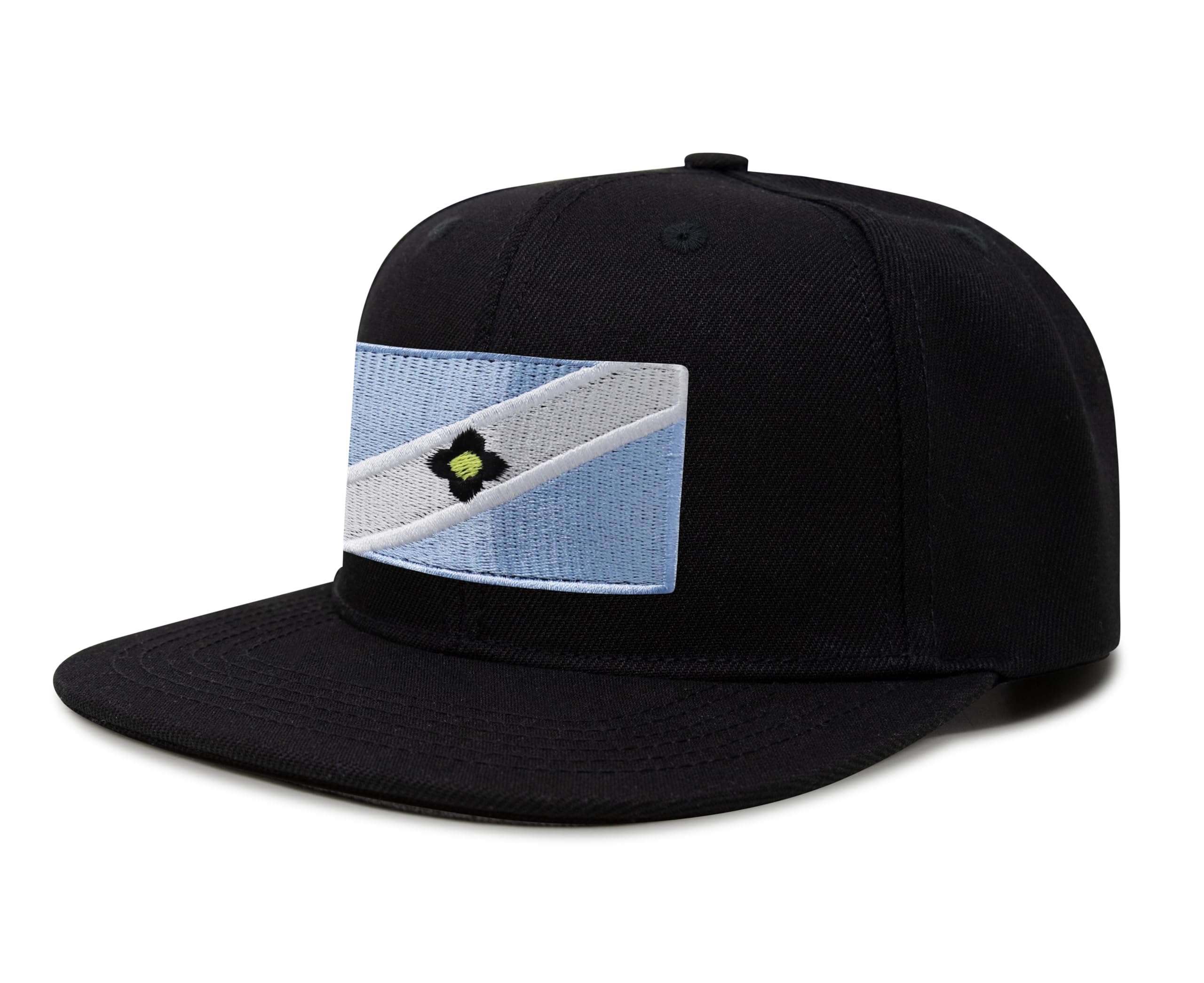 International Tie City Hat for Men and Women, Adjustable Snapback Trucker Baseball Cap with Embroidered Patch
