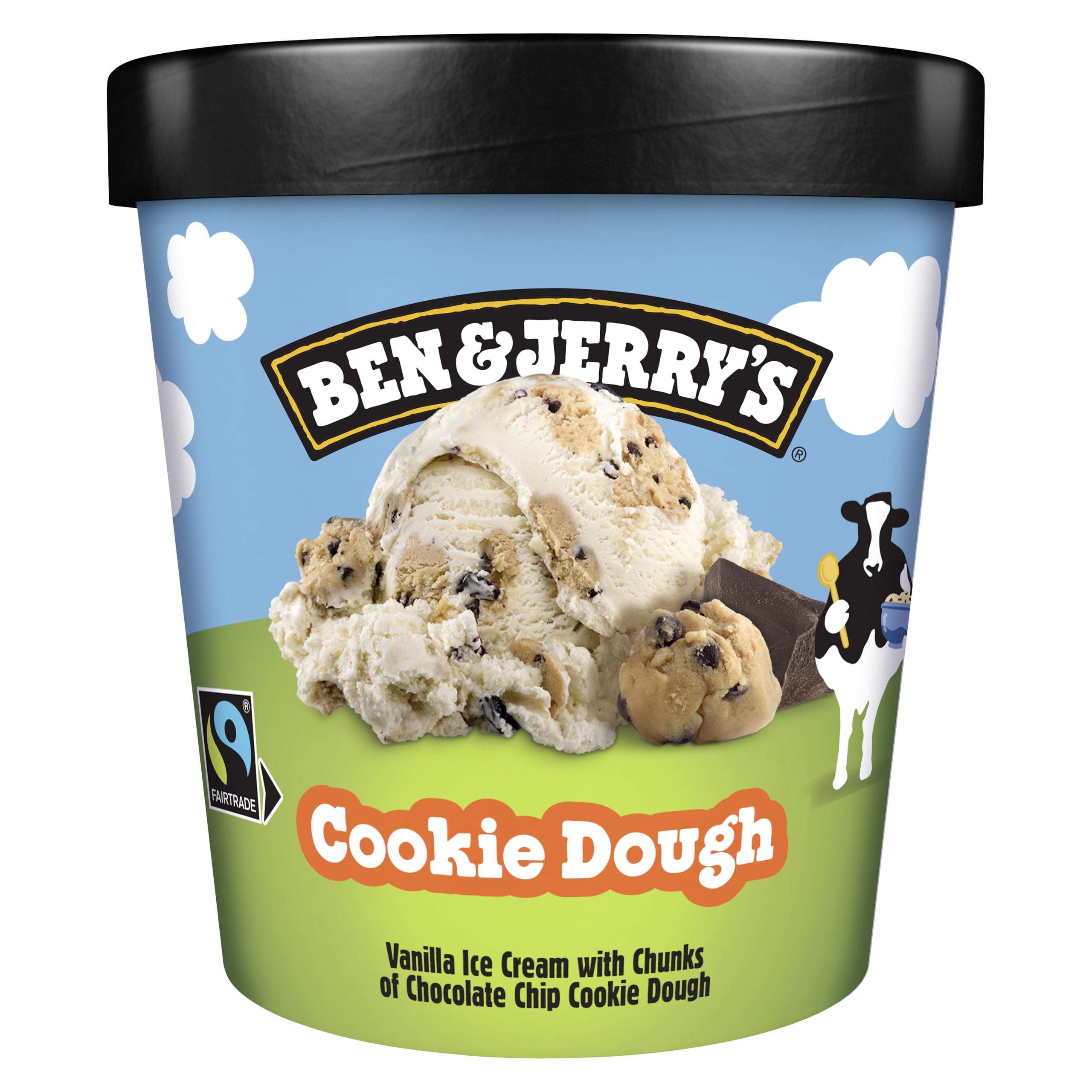 Ben & Jerry's Cookie Dough Vanilla Ice Cream Tub 465ml