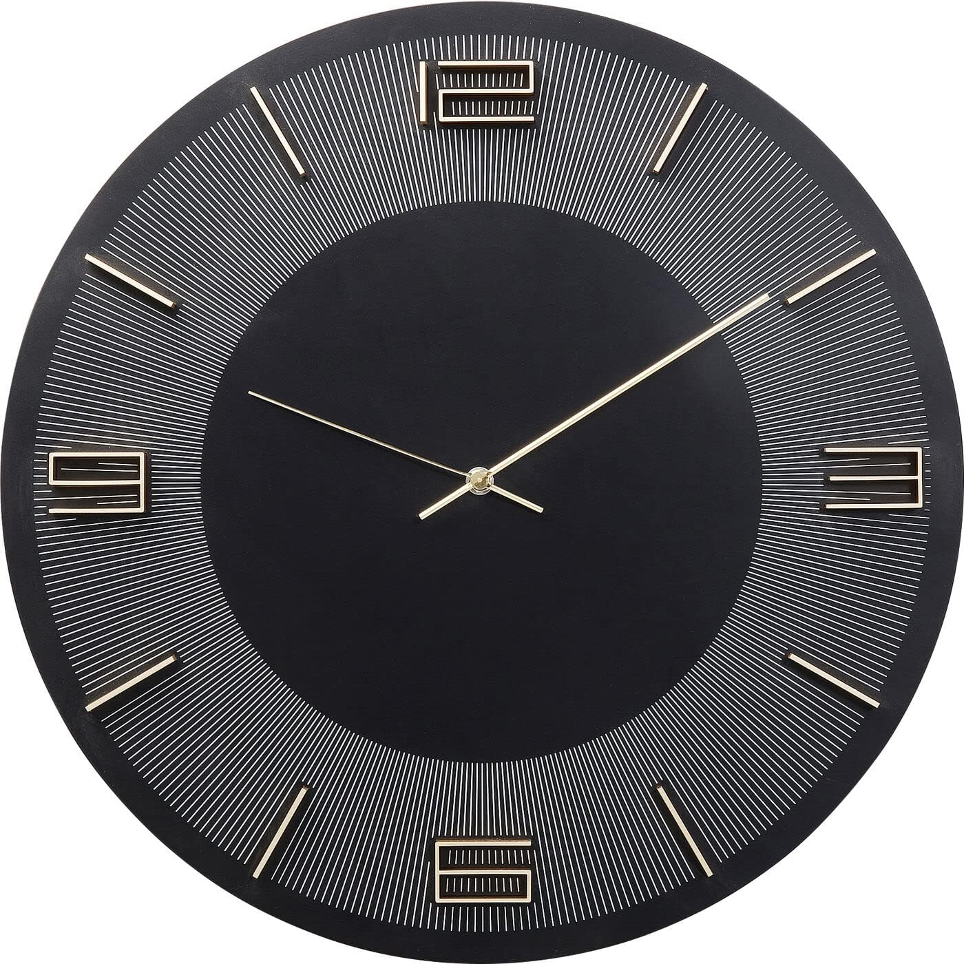 KARE Leonardo Wall Clock White/Gold, One Size