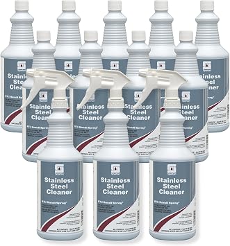 SPARTAN Stainless Steel Cleaner - Qt, 12/cs