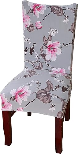 Lalluxy - Fundas elásticas para sillas de comedor, con protección contra mascotas, fiestas, de ajuste universal, hechas de suave poliéster
