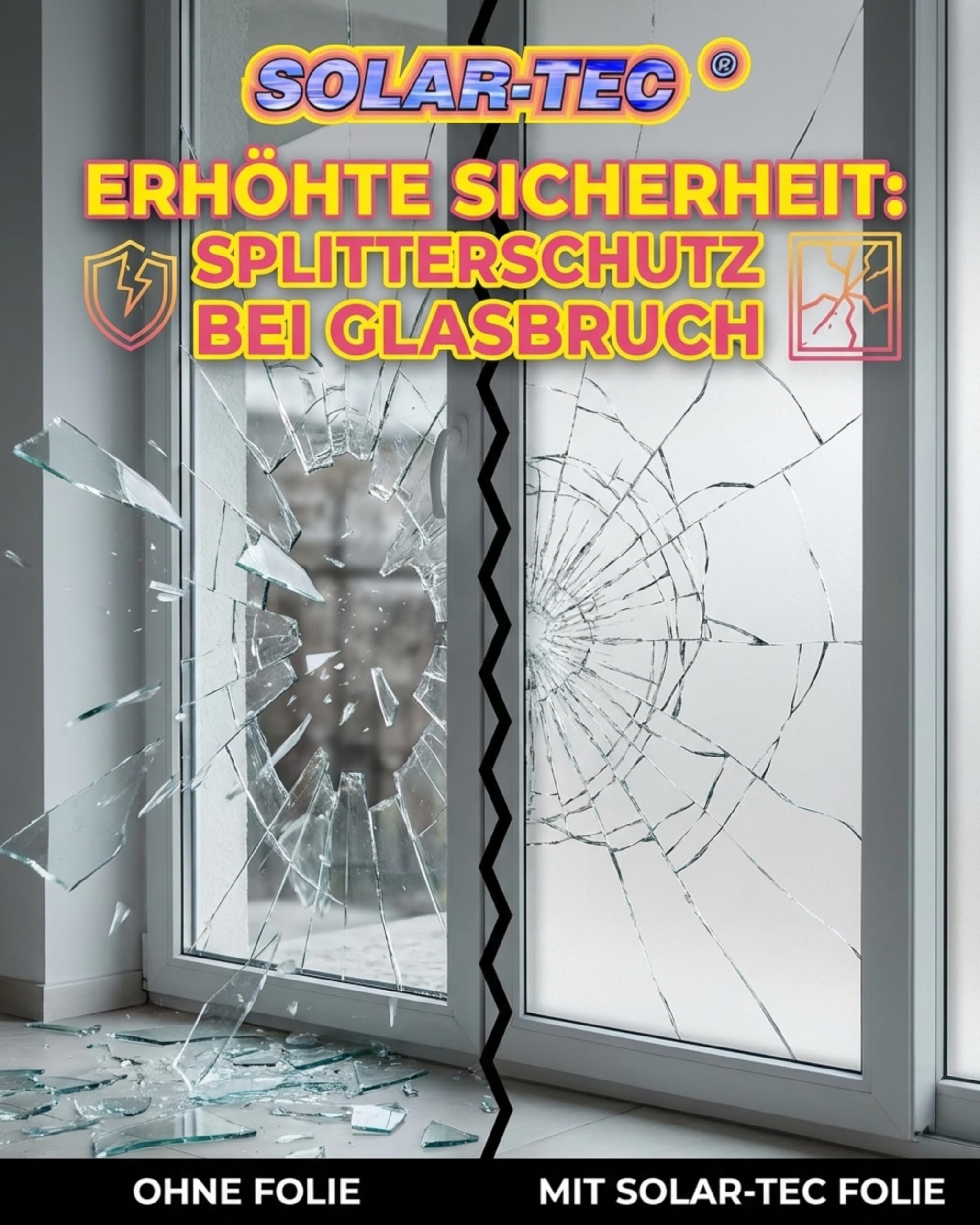 Sichtschutz-Folie - Selbstklebende Fensterfolie - Blickdichte Milchglasfolie - Klebefolie - UV-Schutz Glasfolie - seidenmatt - 76 x 600 cm