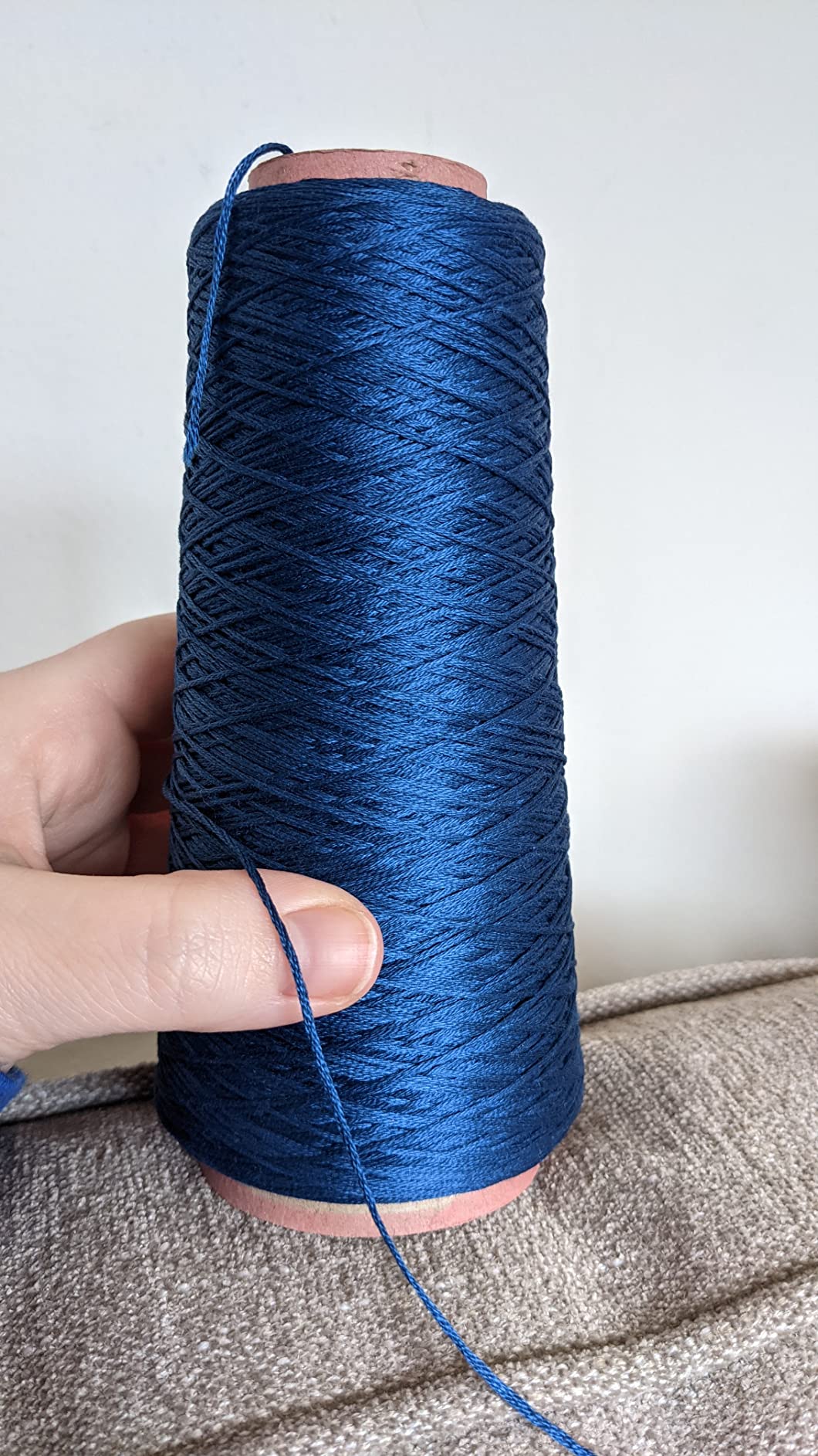 DMC Cono Filato Per Ricamo 6 Fili In Cotone - 100g, Colore Limone Scuro, Per Decorazione Casa E Progetti Creativi