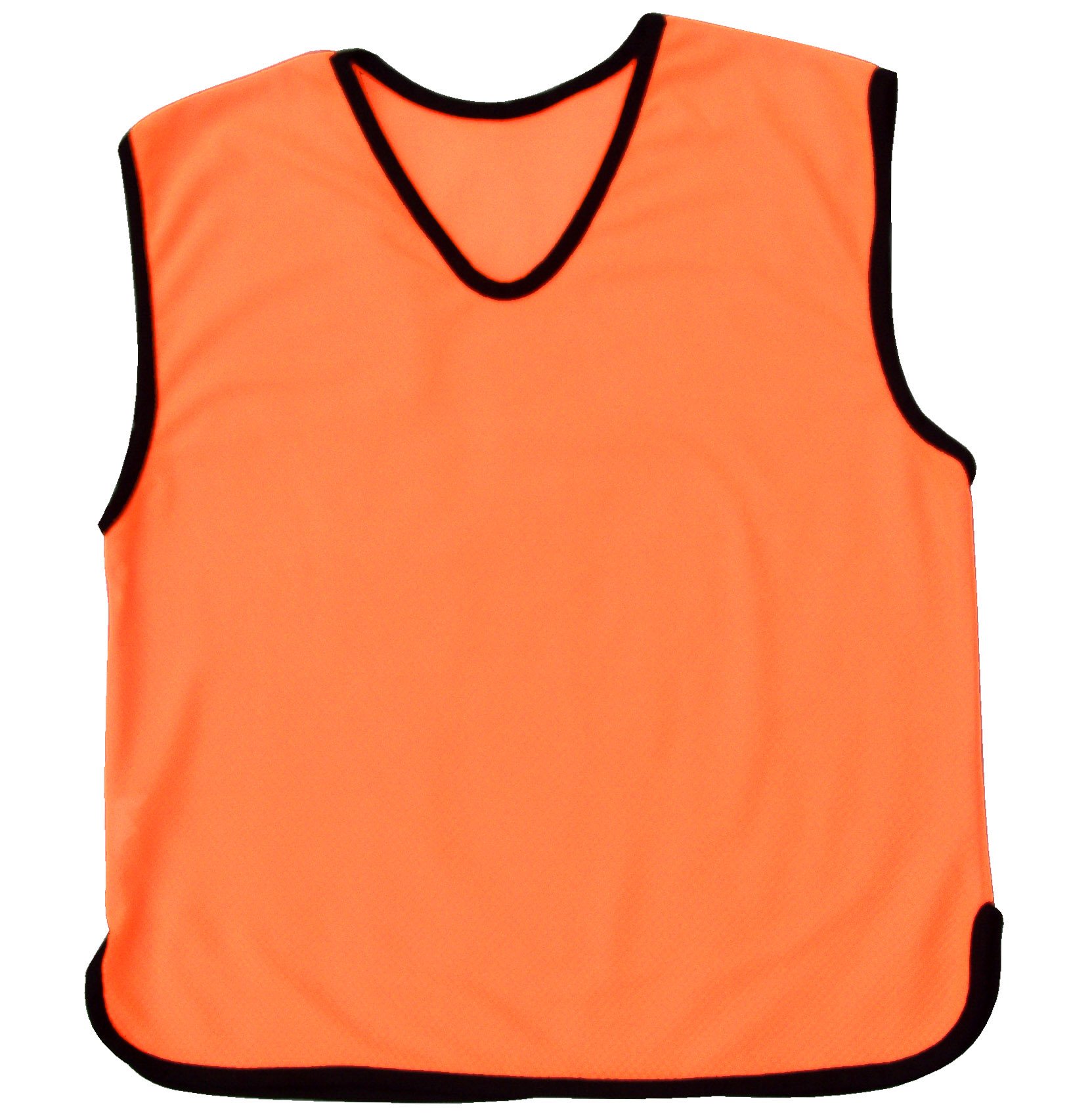 PROSTYLE SPORTS 10 X Football Training Bibs Top Quality Football Netball Rugby Hockey Cricket - Orange - Adult โ image 1
