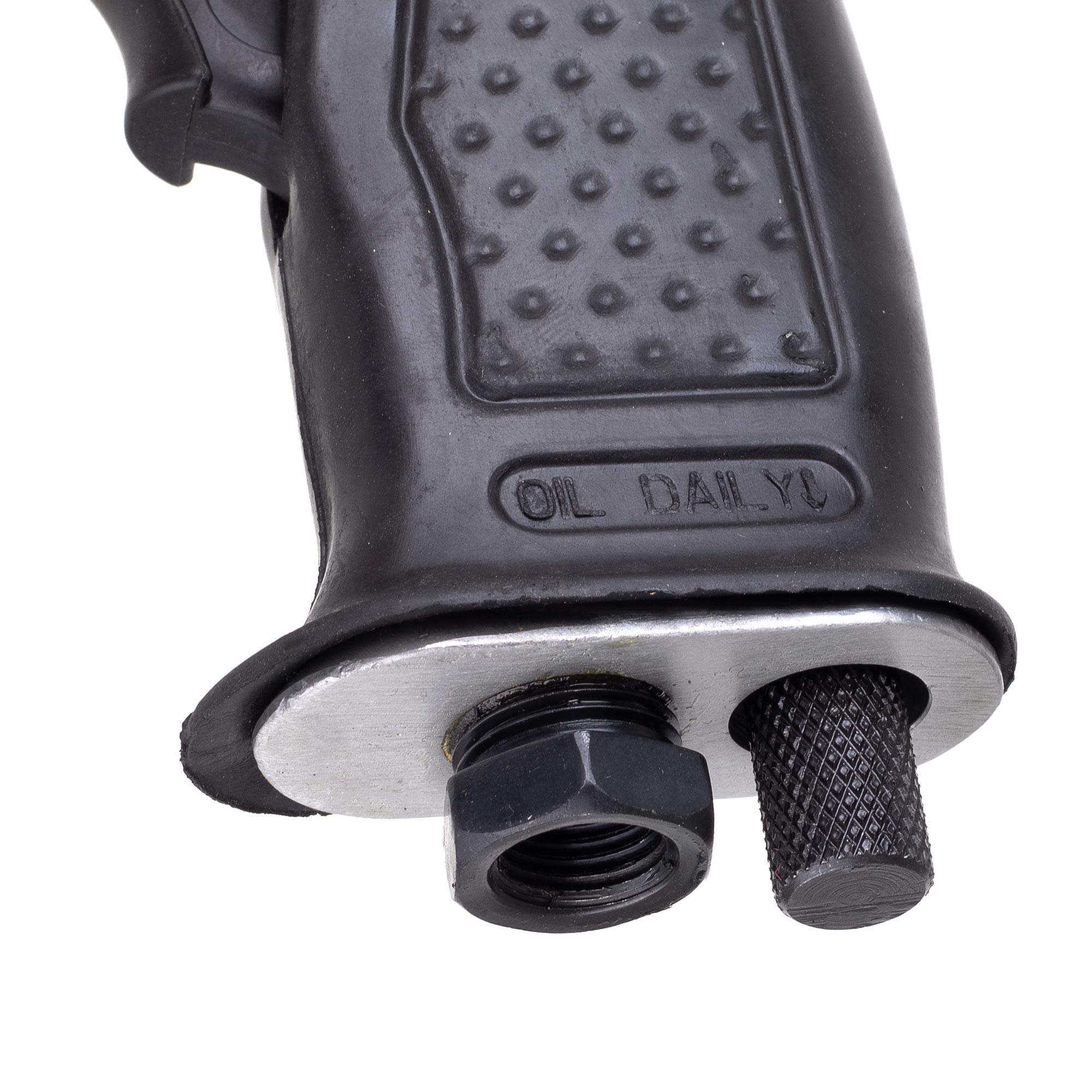 TECHNIC AT-8039DA Martello pneumatico con scalpello ad aghi e 3 scalpelli Scalpello rotondo a forma di pistola con 19 aghi con 18 cm di diametro Velocità di lavoro 4500 rpm