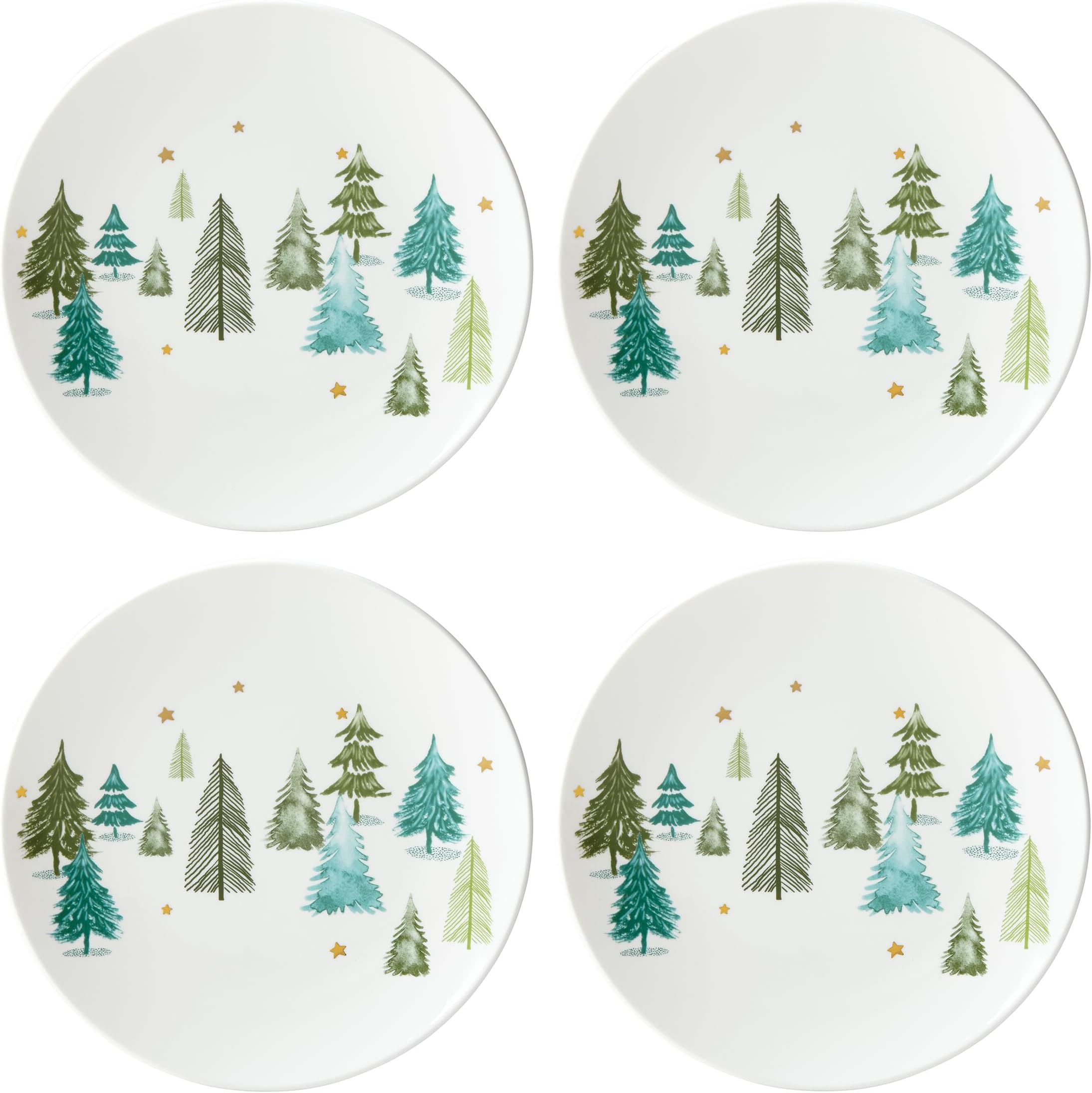 Lenox 880066 Balsam Lane Accent Plates, Multicolor