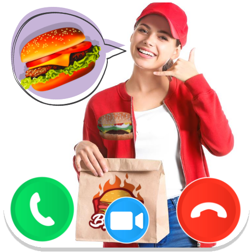 Burger Delivery Prank Video Chat and Call