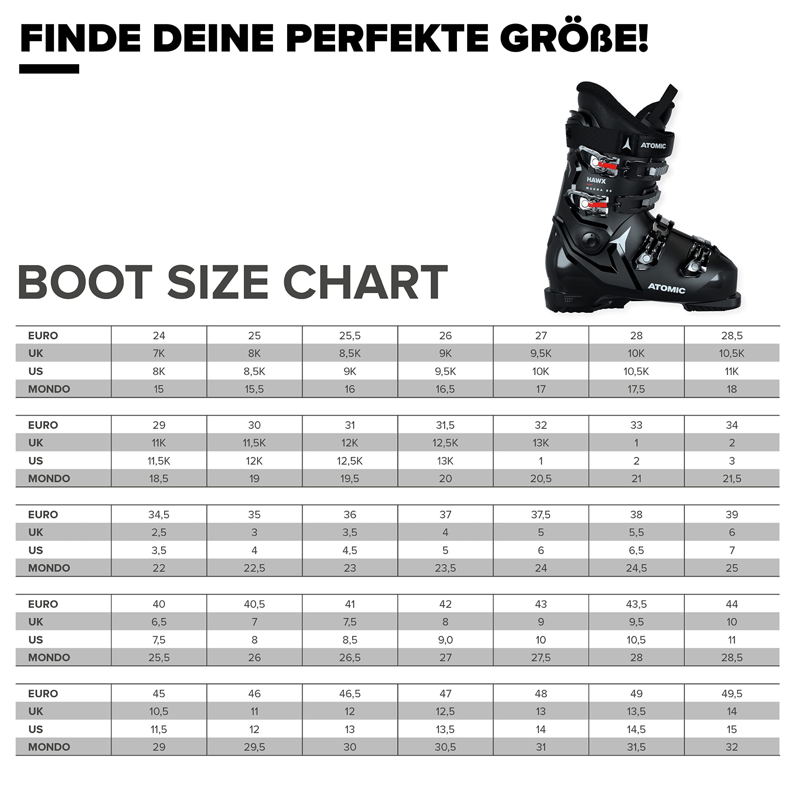 ATOMIC HAWX Magna 80 Bottes de Ski Mixte