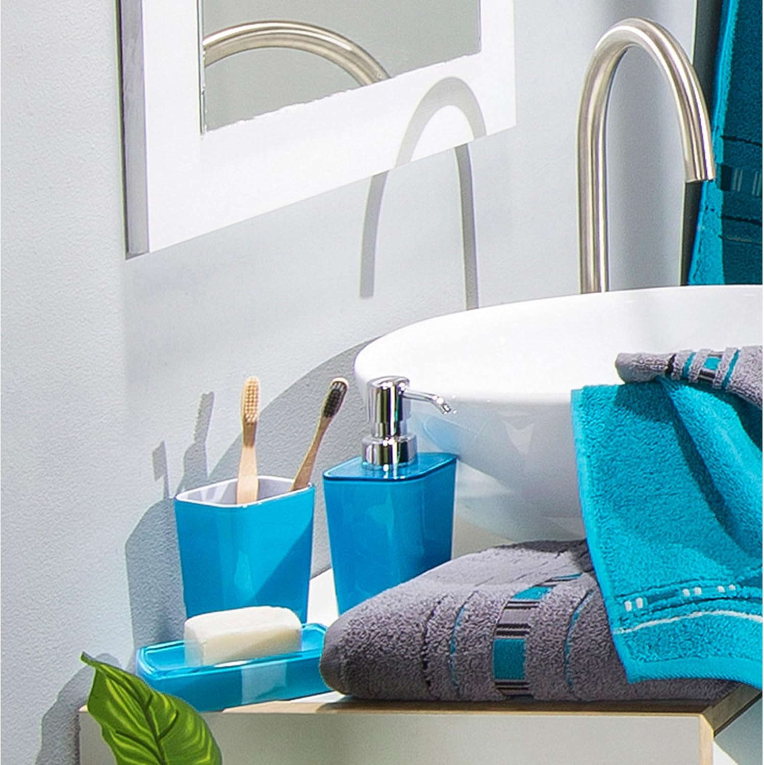 Kleine Wolke Toothbrush Holder Easy in Turquoise